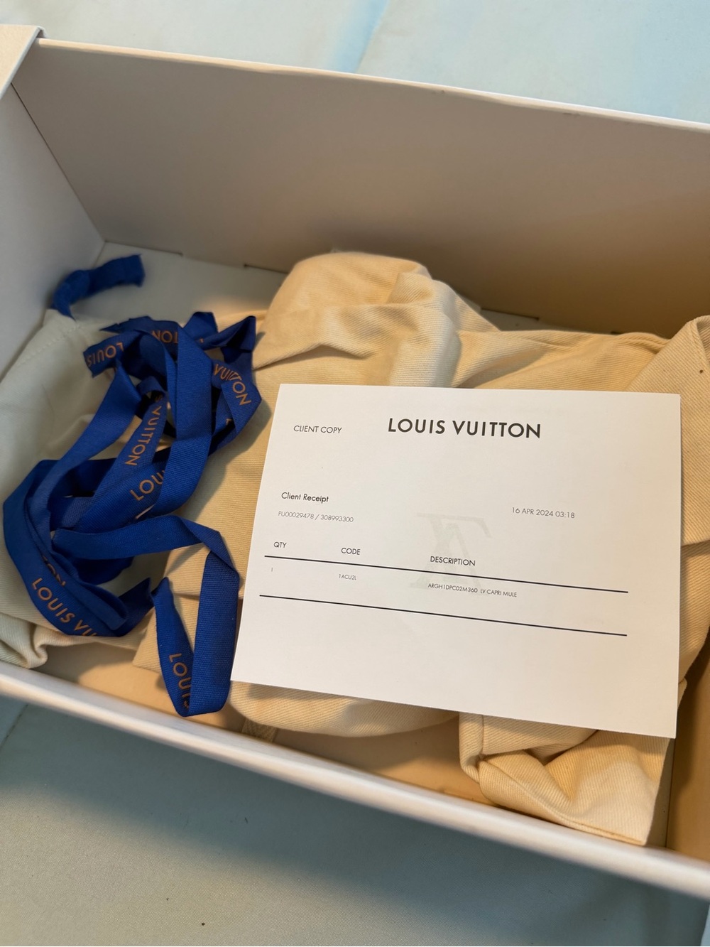 Louis Vuitton Beige & Tan Monogram Canvas Double-Strap Slides - Picture 8 of 8